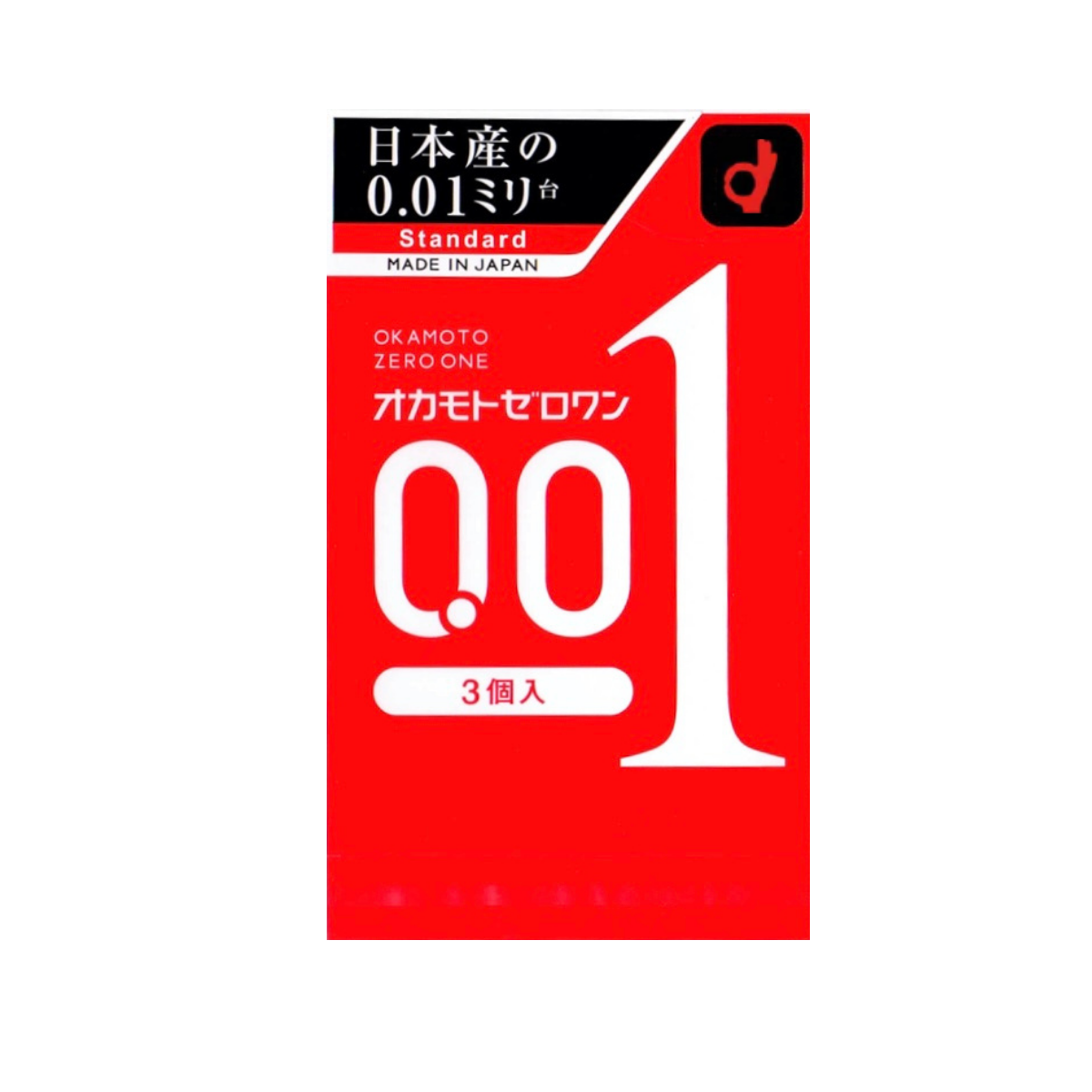 Okamoto Zero One 001 Box 3 Pcs